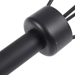 Lucande utelampe Elario, 222 cm, svart, aluminium Online