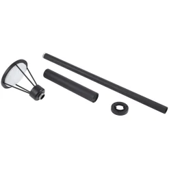 Lucande utelampe Elario, 222 cm, svart, aluminium Online