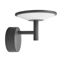 Lucande utendørs LED-vegglampe Fenia, antrasitt, aluminium, IP65| Kommersiell Utebelysning|Led-Utendørs