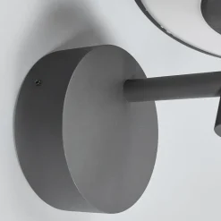 Lucande utendørs LED-vegglampe Fenia, antrasitt, aluminium, IP65| Kommersiell Utebelysning|Led-Utendørs