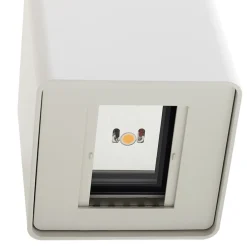 Lucande utendørs LED-vegglampe Aaron, hvit, IP54, opp/ned Discount