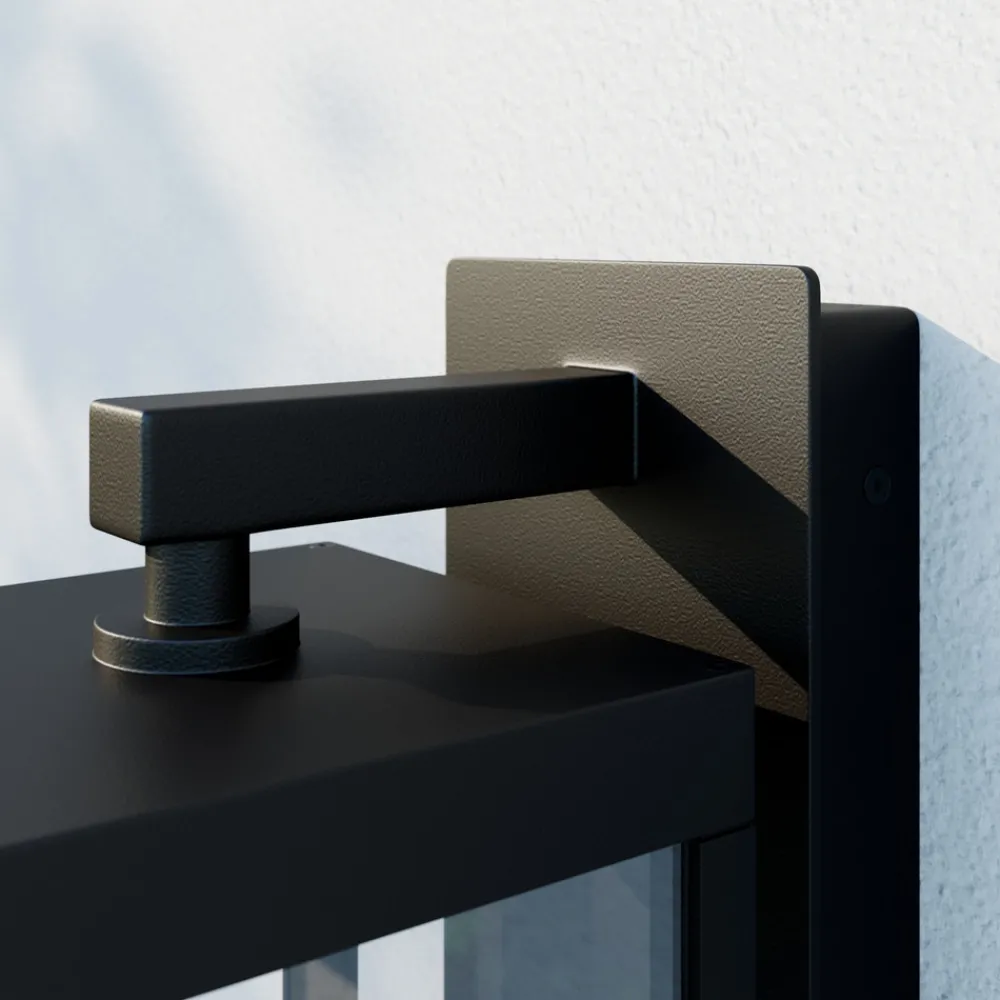 Lucande utendørs LED-vegglampe Ferdinand, antrasitt Høyttaler Discount