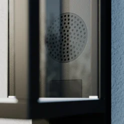 Lucande utendørs LED-vegglampe Ferdinand, antrasitt Høyttaler Discount