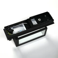 Lucande utendørs LED-vegglampe Ferdinand, antrasitt Høyttaler Discount