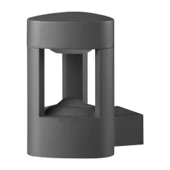 Lucande utendørs LED-vegglampe Pirron, trekantet, metall, IP54 Discount