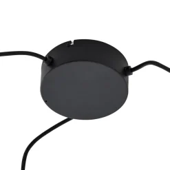 Lucande utendørs pendellampe Taniola, 3 lyskilder, beige, rotting, IP44| Pendellamper Utendørs|Terrassebelysning