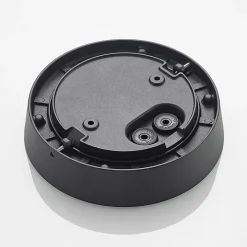 Lucande utendørs taklampe Kelissa, rund, svart| Taklamper Utendørs