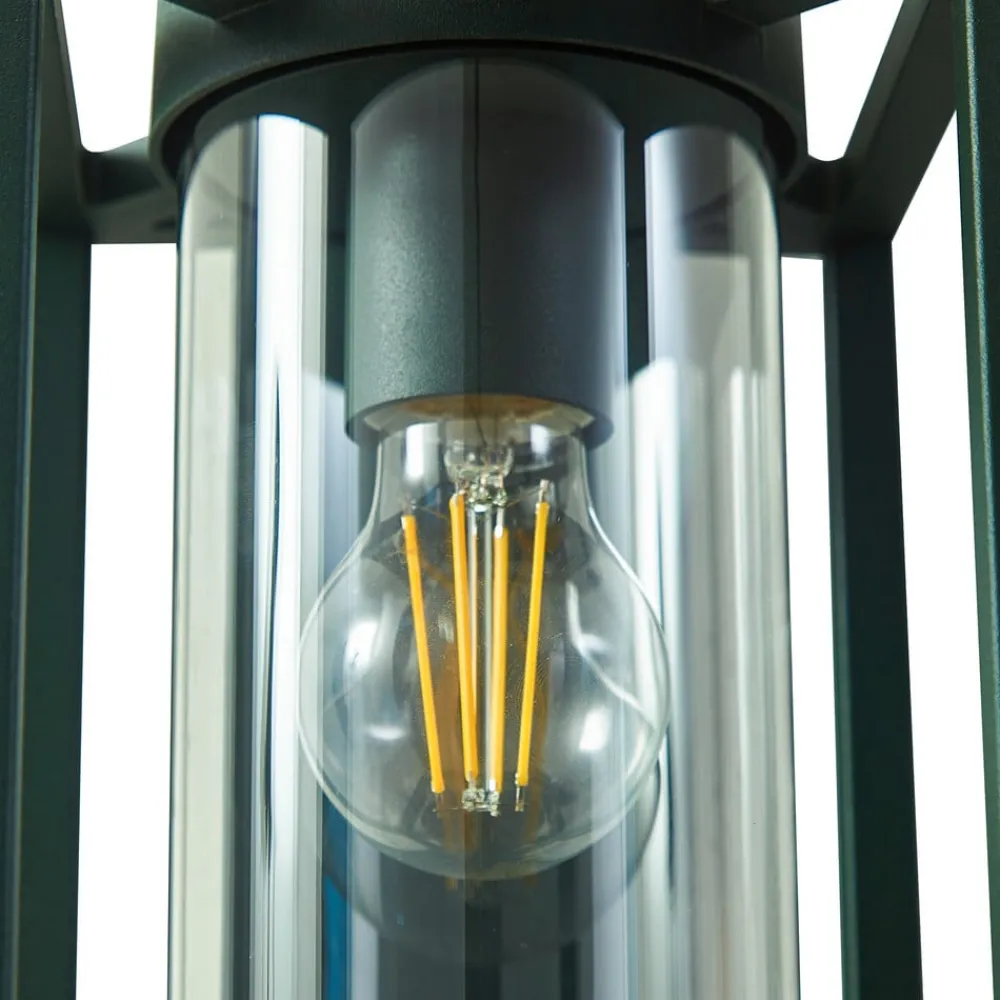 Lucande utendørs vegglampe Ferda, pendel, grønn, IP44| Terrassebelysning