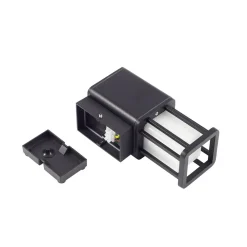 Lucande utendørs vegglampe Dakil, svart, aluminium Hot