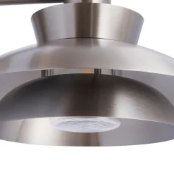 Lucande utendørs vegglampe Thais, stål, Ø 25 cm Best