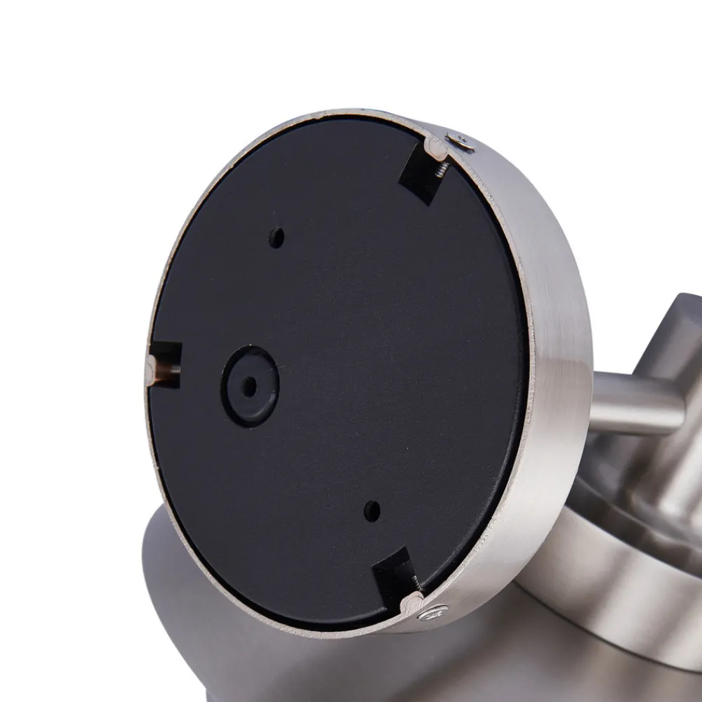 Lucande utendørs vegglampe Thais, stål, Ø 25 cm Best