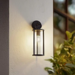 Lucande utendørs vegglampe Emmeline, bobler, aluminium, høyde 45 cm New