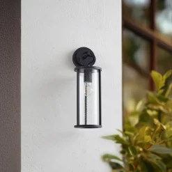 Lucande utendørs vegglampe Emmeline, bobler, aluminium, høyde 45 cm New