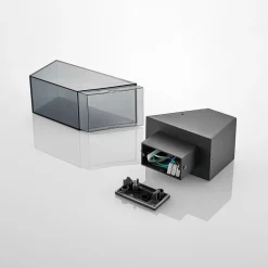 Lucande utendørs vegglampe Fiola, 25 cm, antrasitt, IP54| Terrassebelysning|Vegglamper Utendørs