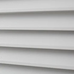 Lucande utendørs vegglampe Aurelien, hvit, 12 cm, stripe, IP54| Terrassebelysning|Vegglamper Utendørs