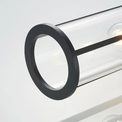 Lucande utendørs vegglampe Emmeline, klar, aluminium, høyde 45 cm| Terrassebelysning|Vegglamper Utendørs