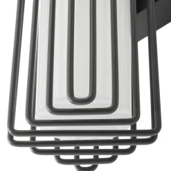 Lucande utendørs vegglampe Chandan, 41,9 cm, antrasitt, aluminium Sale