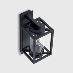 Lucande utendørs vegglampe Ferda, sett med 2, antrasitt, IP44| Vegglamper Utendørs