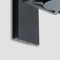 Lucande utendørs vegglampe Ferda, sett med 2, antrasitt, IP44| Vegglamper Utendørs