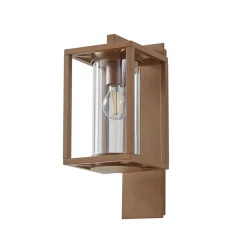 Lucande utendørs vegglampe Ferda, pendel, brun, IP44| Terrassebelysning|Vegglamper Utendørs