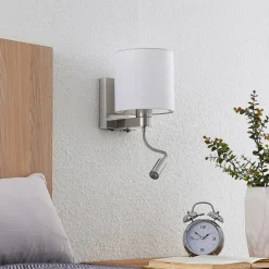 Lucande vegglampe Brinja, 45 cm, svingbar, leselampe, E27| Design- Og Hotellbelysning
