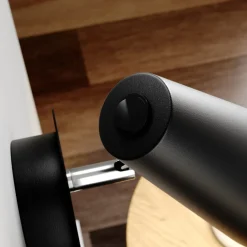 Lucande vegglampe Wibke, høyde 24 cm, svart, gull, metall| Vegglamper