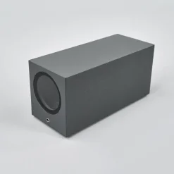 Lucande vegglampe Xava, opp/ned, antrasitt, 2 lyskilder, GU10| Terrassebelysning|Vegglamper Utendørs