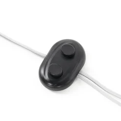 Lucande Velanoris gulvlampe, 2 lyskilder, børstet aluminium Online