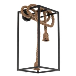 Lucande Vlados vegglampe, bur, 54 cm| Vegglamper