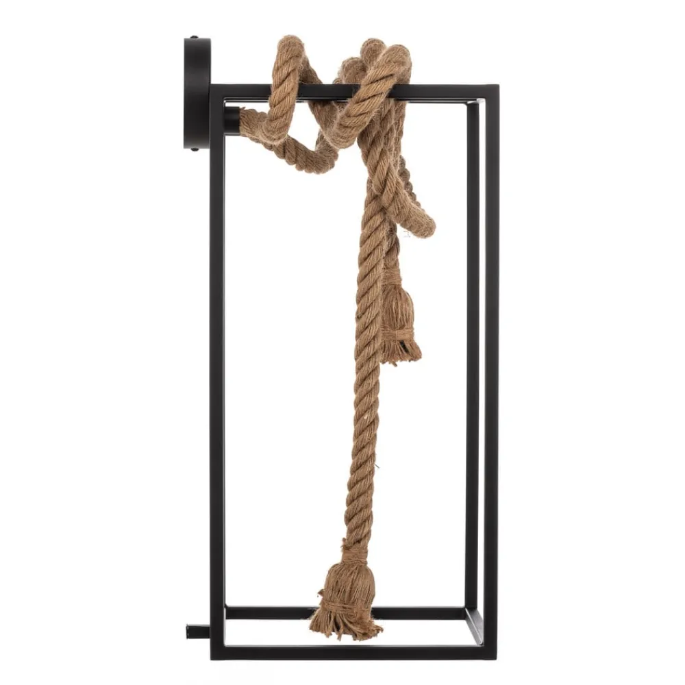 Lucande Vlados vegglampe, bur, 54 cm| Vegglamper