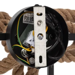 Lucande Vlados vegglampe, bur, 54 cm| Vegglamper