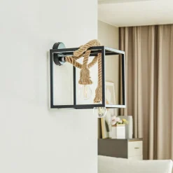 Lucande Vlados vegglampe, bur, 29 cm Sale