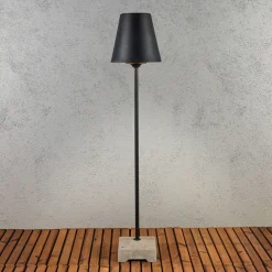 Konstsmide Lucca terrasselampe med jordspyd, svart Best