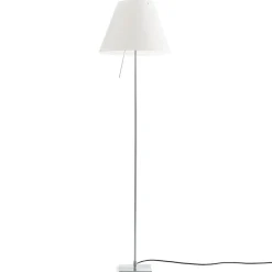 Luceplan Costanza gulvlampe D13tif, alu/hvit Outlet