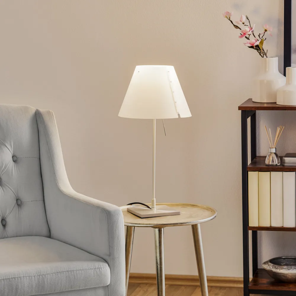 Luceplan Costanzina bordlampe alu, hvit Best