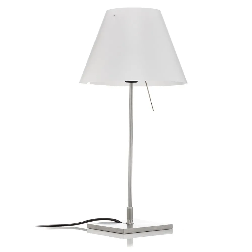 Luceplan Costanzina bordlampe alu, hvit Best