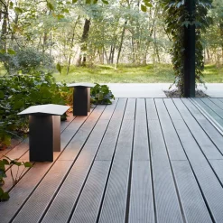 Luceplan Fienile LED-sokkellampe 32 cm mørkegrå| Sokkellamper