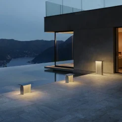 Luceplan Fienile LED-sokkellampe 32 cm mørkegrå| Sokkellamper