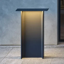 Luceplan Fienile LED-veilampe 72 cm mørkegrå| Gatebelysning, Pullert Belysning