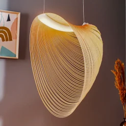 Luceplan Illan LED hengelampe i tre, dimbar, Ø 60 cm Clearance