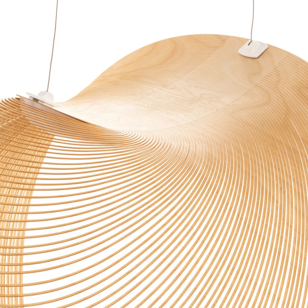 Luceplan Illan LED hengelampe i tre, dimbar, Ø 60 cm Clearance