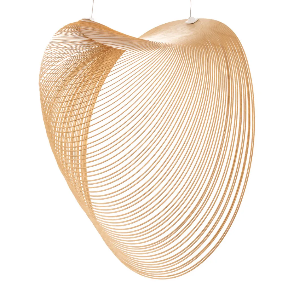 Luceplan Illan LED hengelampe i tre, dimbar, Ø 60 cm Clearance