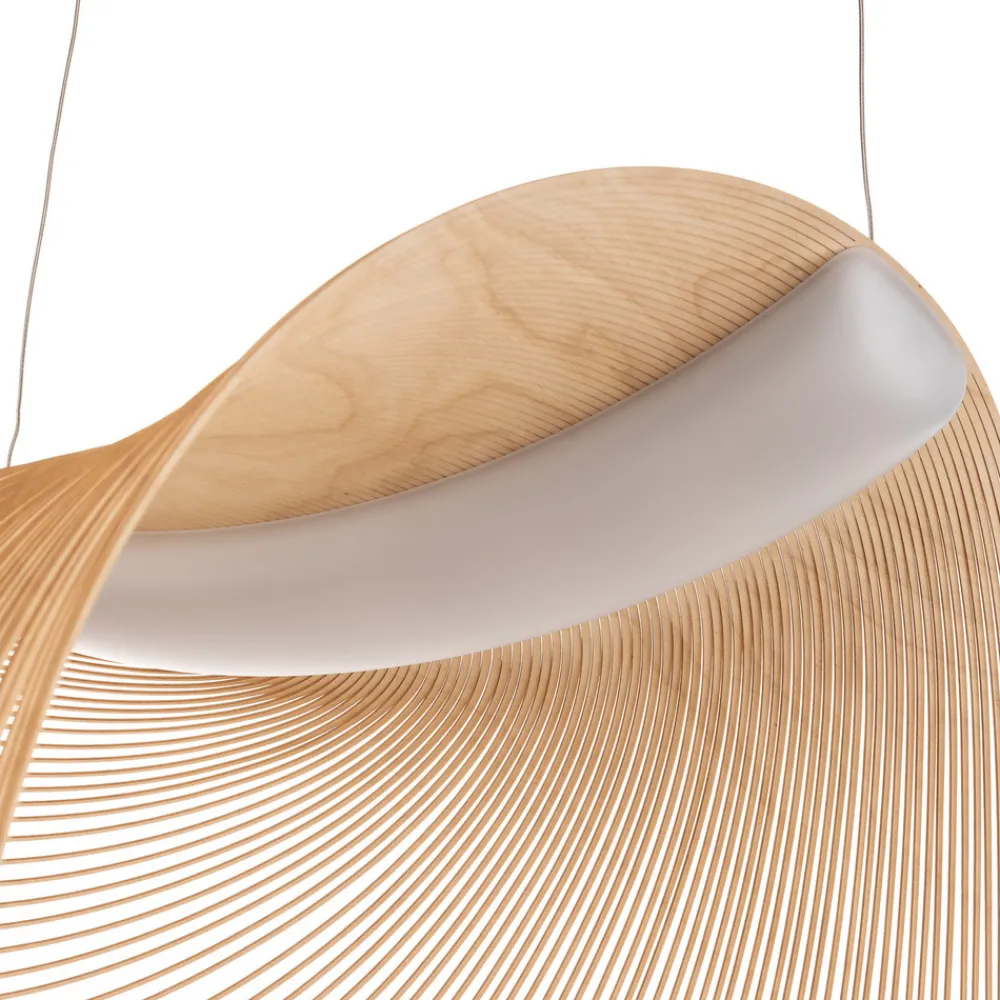 Luceplan Illan LED hengelampe i tre, dimbar, Ø 60 cm Clearance