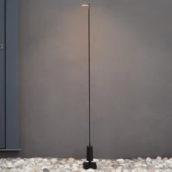 Luceplan LED-veilampe Flia, 120 cm høy, svart, plast Best