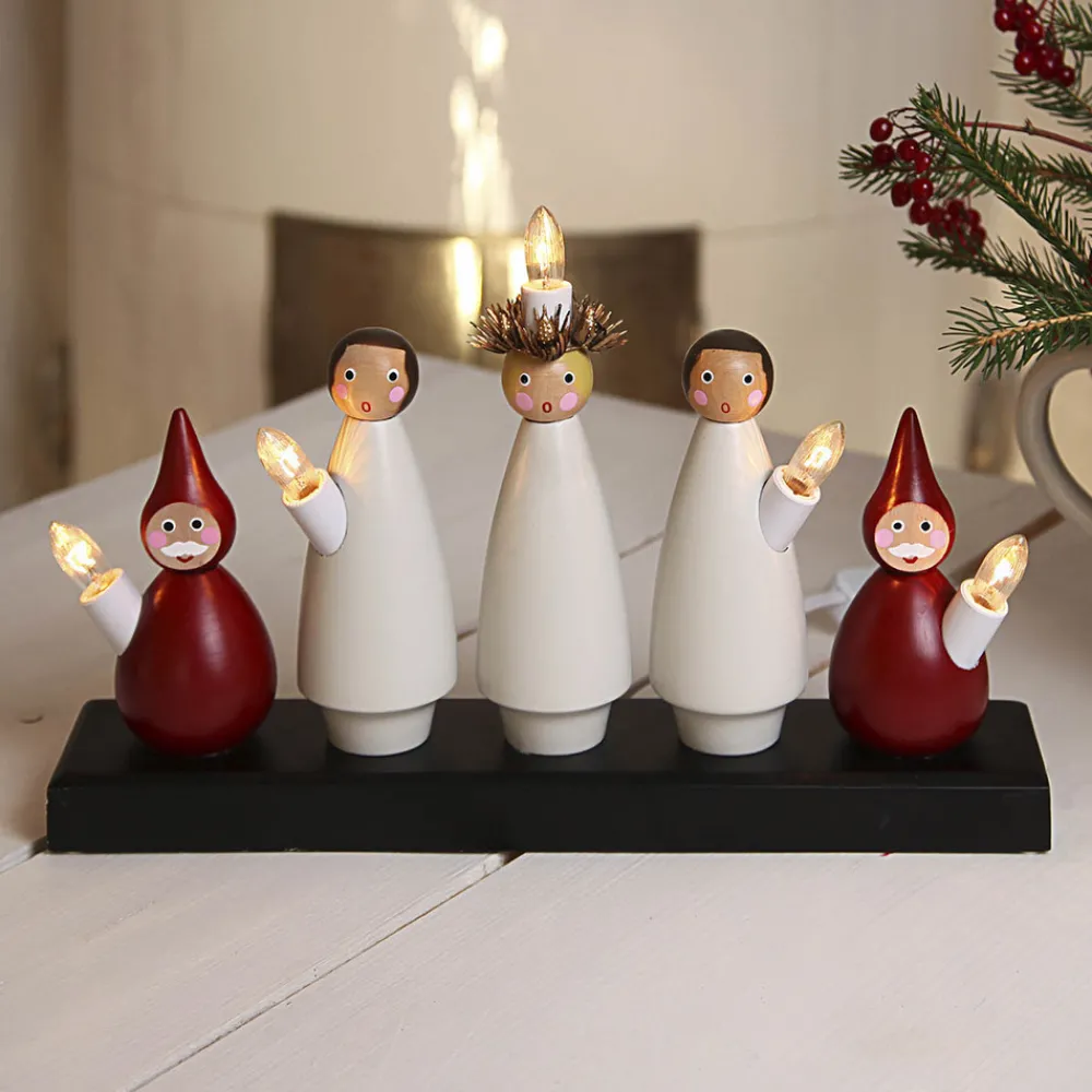 STAR TRADING Luciakör - en stilig lysestake med 5 lys Discount