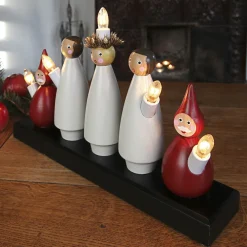 STAR TRADING Luciakör - en stilig lysestake med 5 lys Discount