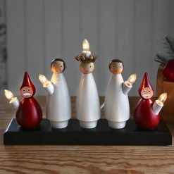 STAR TRADING Luciakör - en stilig lysestake med 5 lys Discount