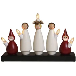 STAR TRADING Luciakör - en stilig lysestake med 5 lys Discount