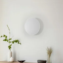 TK Lighting Lunia New vegglampe, hvit, Ø 30 cm| Vegglamper