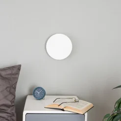 TK Lighting Lunia New vegglampe, hvit, Ø 20 cm Online